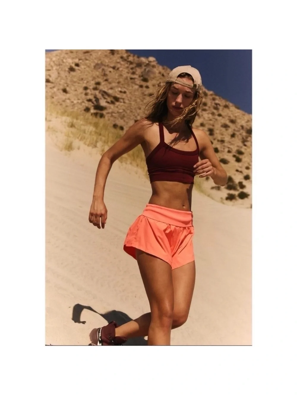 New Free People Movement Carpe Diem Shorts Neon Coral XL